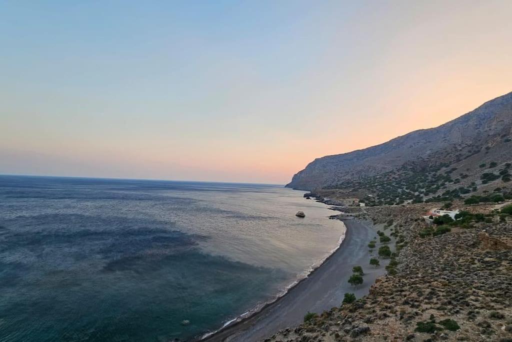 Seafront House With Private In South Crete Appartement *